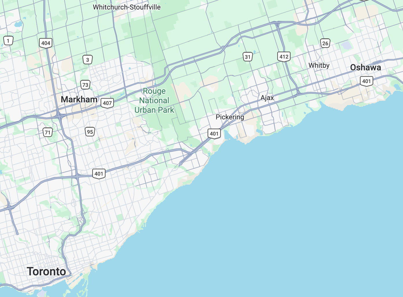 CleanRight.ca Service Coverage Area Map